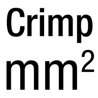 Cross section min – max (mm²)