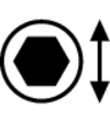 Internal hexagon, diameter (mm)