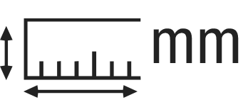 Maßband (Länge x Breite) (mm)