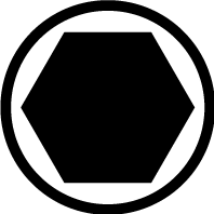 Internal hexagon (Inch)