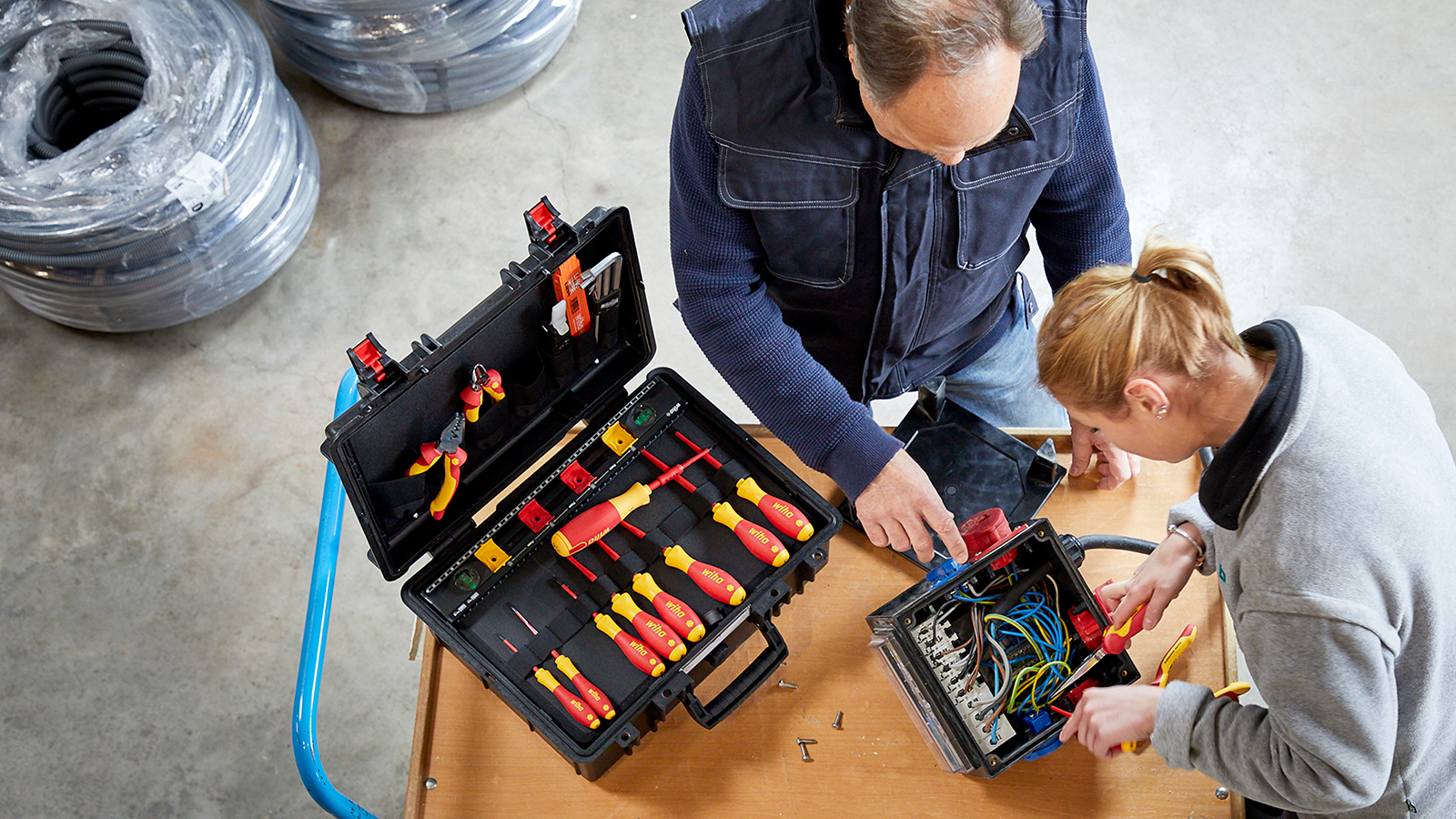 Gereedschap voor elektriciens