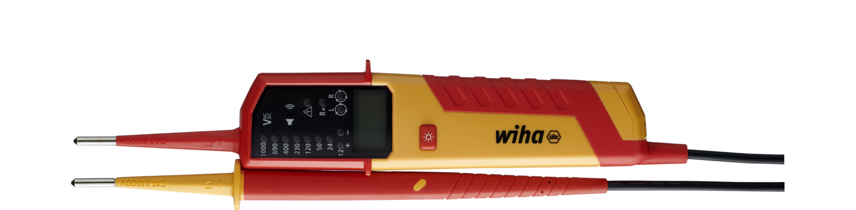 Wiha Voltage Tester And Continuity Tester 0,5 - 1.000 V AC, Cat IV/SB255-17