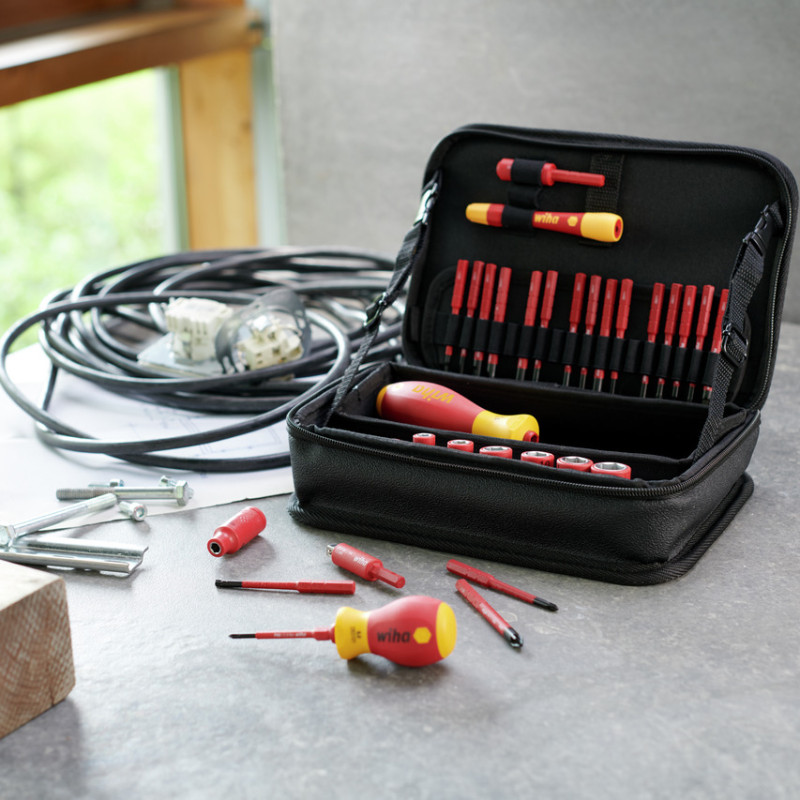 Kit de herramientas Wiha Tools para electricistas, aprobado VDE